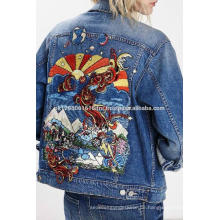 High Fashion bestickte Jeansjacke zum Verkauf aus Pakistan GREAT GILLS INCORPORATION